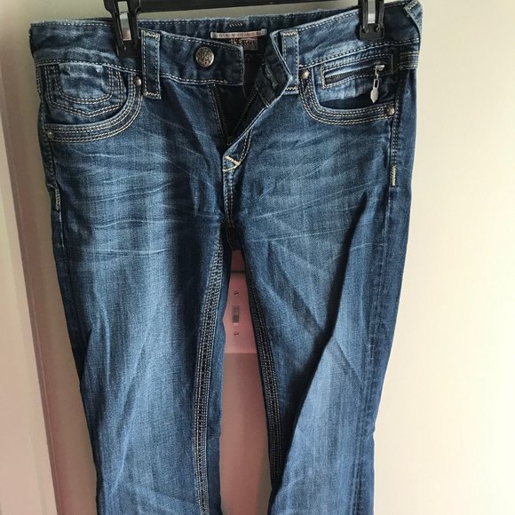Rerock for Express Barely Boot jeans - Picture 1 of 6